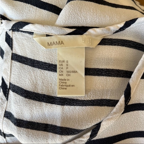 H&M Mama Striped T-Shirt Size Small - Picture 2 of 5